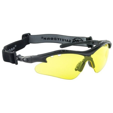 Sas Safety SAFETY GLSSES VULCAN BLK FRM/YLW LENS SA5512-03